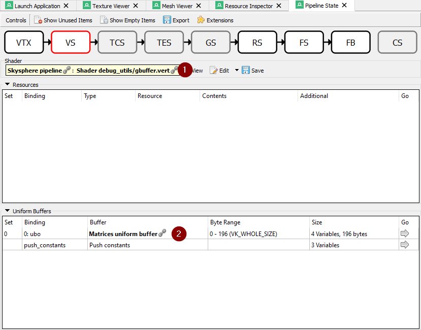 renderdoc pipeline state names
