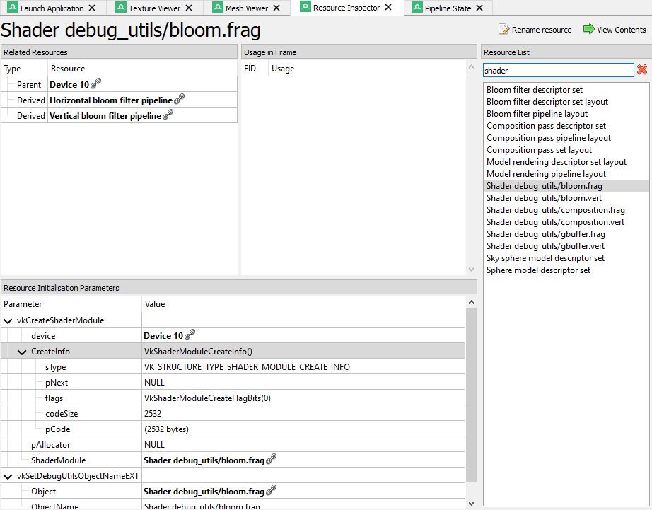 renderdoc resource inspector names