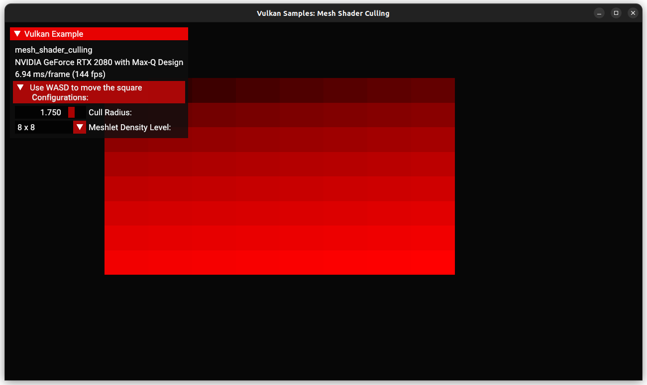 Mesh Shader Culling
