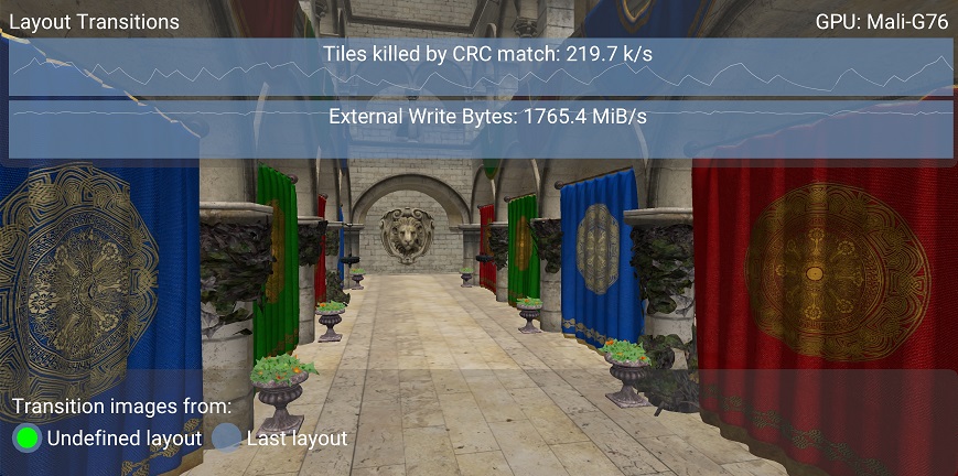 Undefined layout transitions