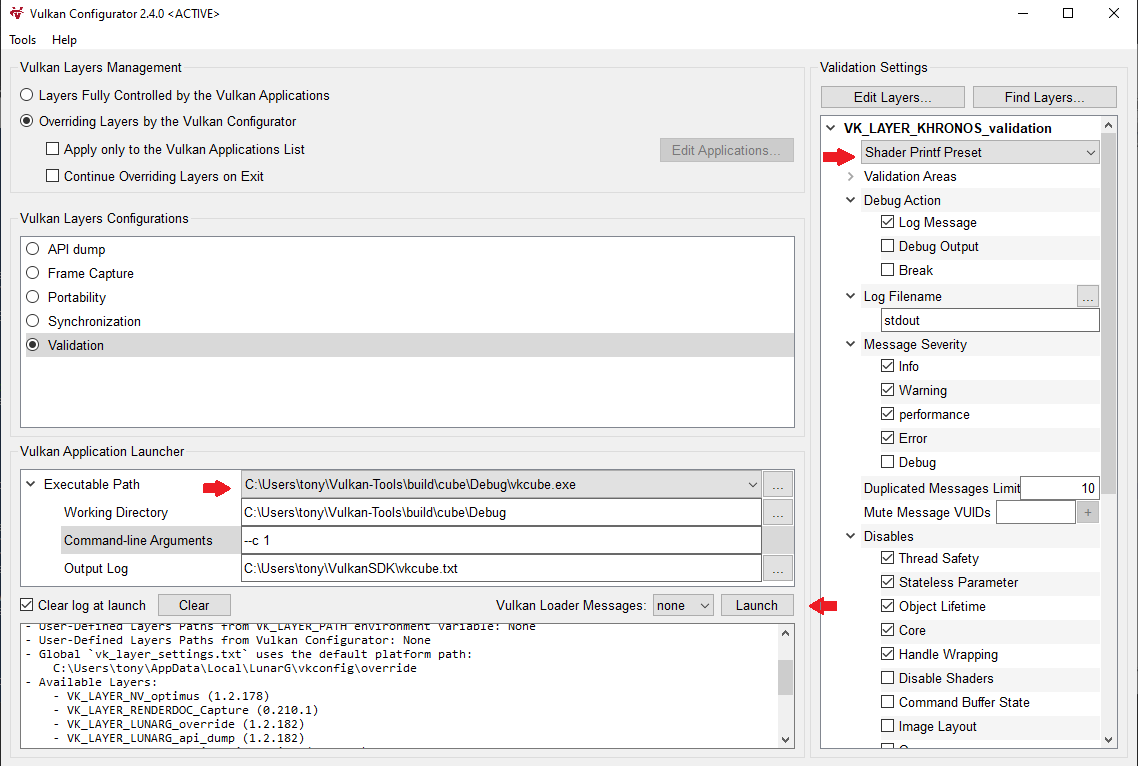 Vkconfig Setup